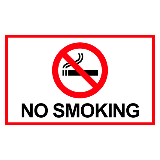 No Smoking Sticker